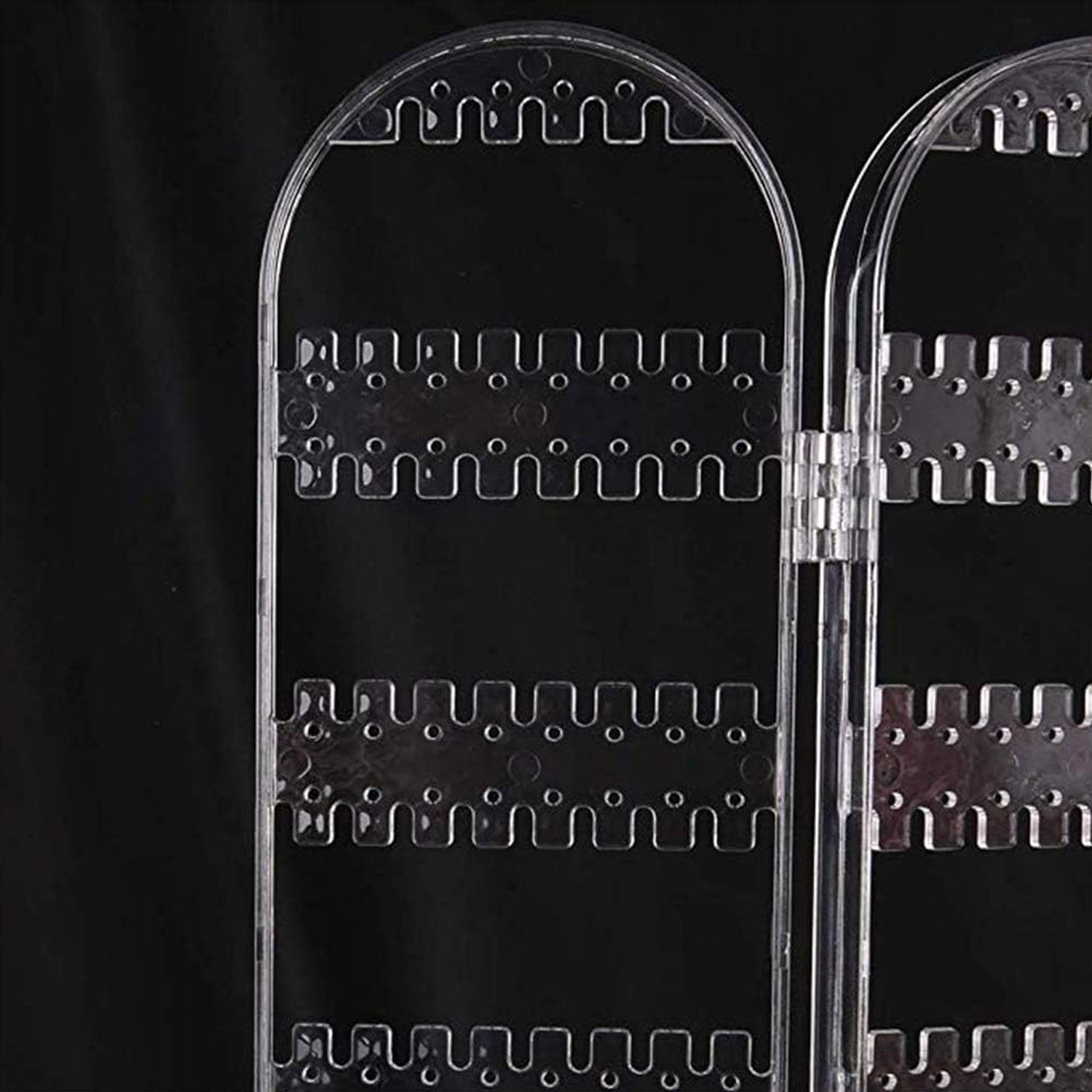 4 Folding Storage Hanger Acrylic Earring Screen Holder Display Stand Clear (1 Set) 4 Folding Storage Hanger Acrylic Earring Screen Holder Display Stand Clear (1 Set)